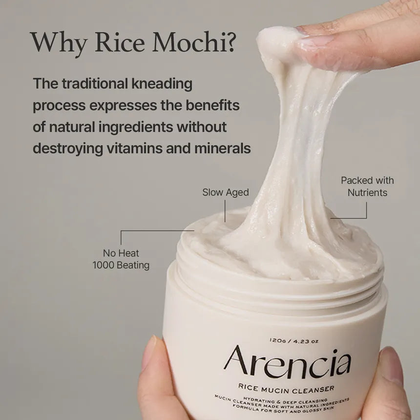 Arencia – Rice Mucin Cleanser 120g