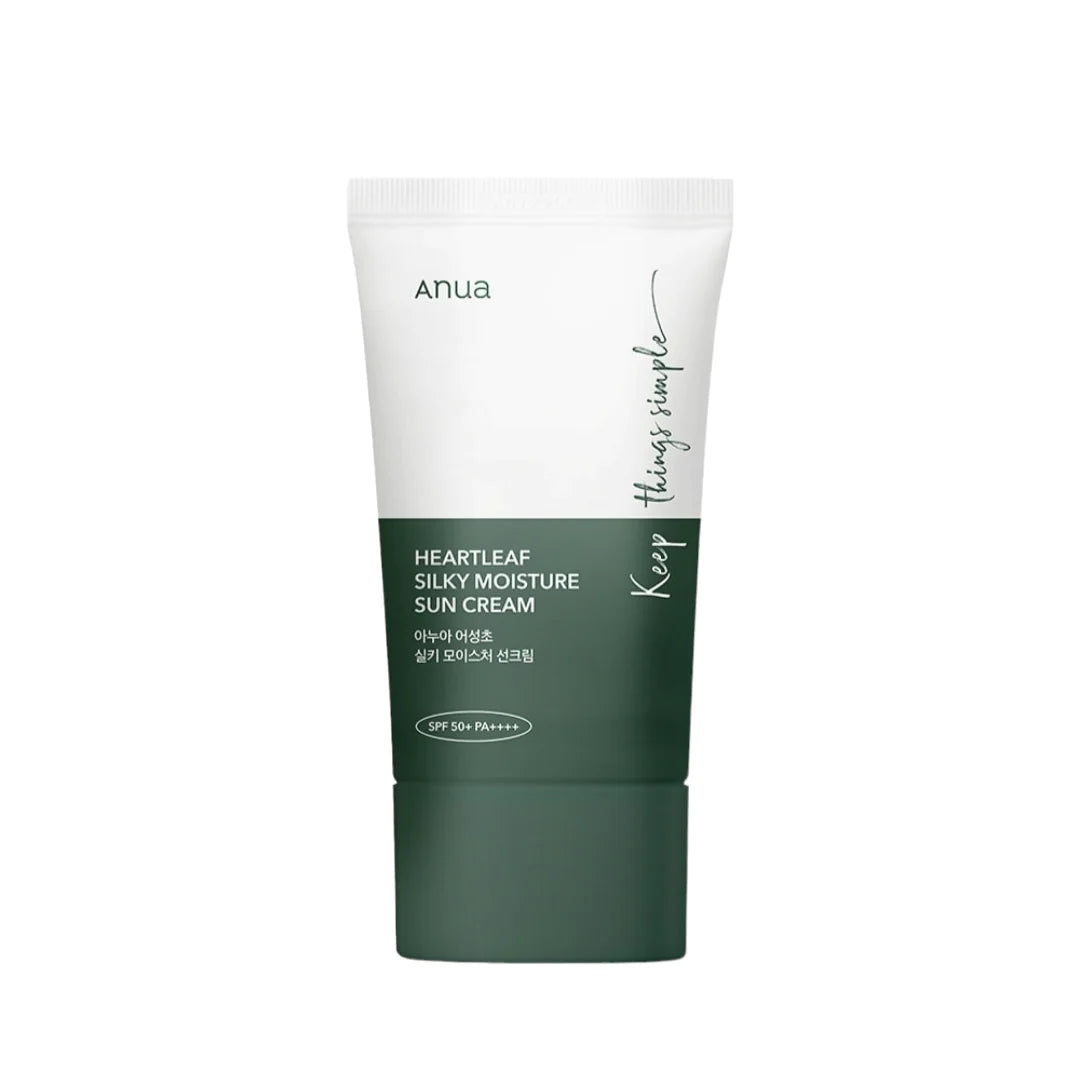 Anua - Heartleaf Sily Moisture Sun Cream SPF50+ PA+++ 50ml