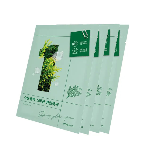 Numbuzin – No.1 Dewy Glow Spa Sheet Mask 27ml