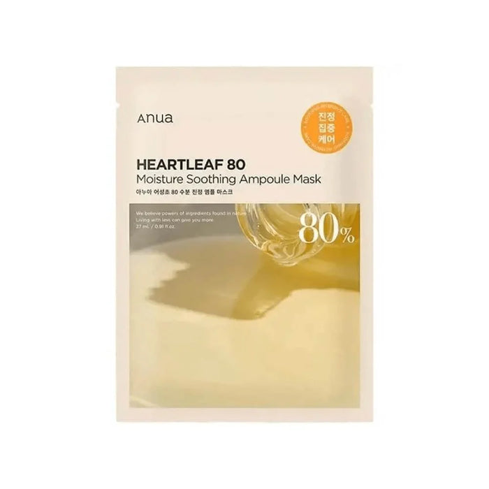 Anua – Heartleaf 80 Moisture Soothing Ampoule Mask 27ml