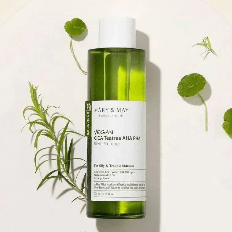 Mary & May – Cica Tea Tree AHA PHA Toner 200ml