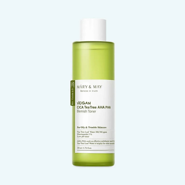 Mary & May – Cica Tea Tree AHA PHA Toner 30ml