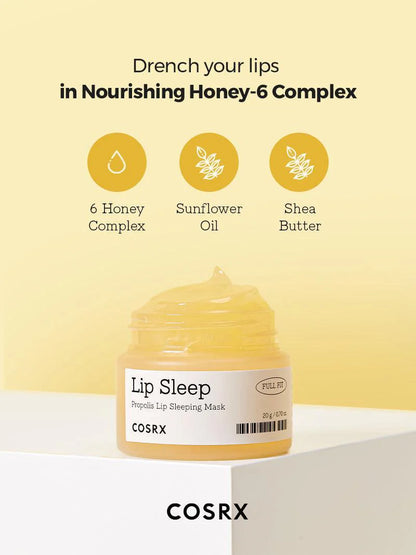 Cosrx – Lip Sleep – Full Fit Propolis Lip Sleeping Mask 20g