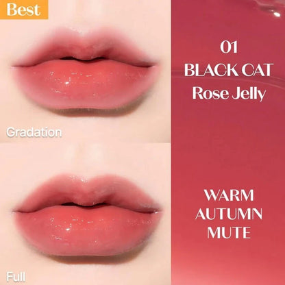 Etude House – Over Glowy Tint 3g No#01 Black Cat Rose Jelly