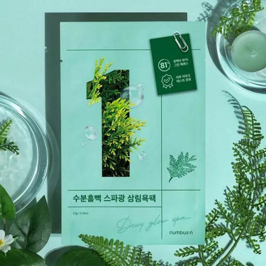 Numbuzin – No.1 Dewy Glow Spa Sheet Mask 27ml