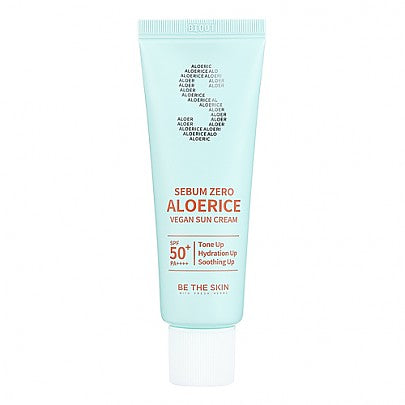 Be The Skin - Sebum Zero Aloerice Vegan Sun Cream SPF 50+, PA++++ 50ml