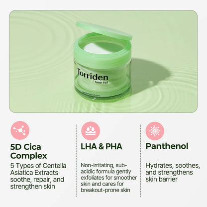 Torriden – BALANCEFUL Toner Pad 180ml (60ea)
