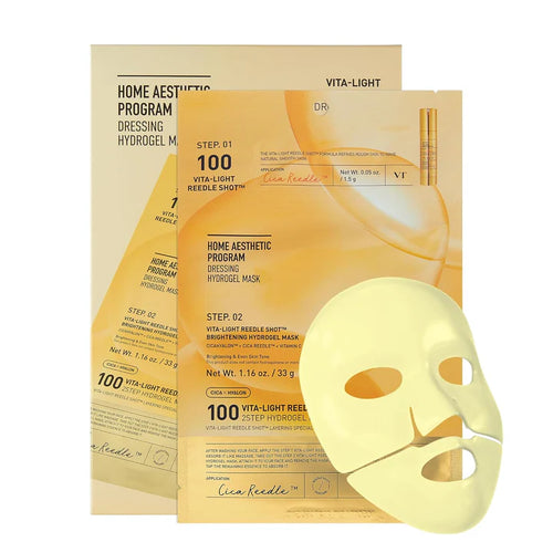 VT Cosmetics – Vita-Light Reedle Shot 100 2Step Hydrogel Mask (1ea) Hover