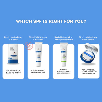 Round Lab – Birch Moisturizing Sun Cushion SPF 50+, PA++++ 15g